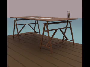Artists studio 3D Model
