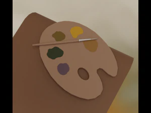 Artists studio 3D Model