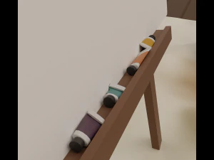 Artists studio 3D Model