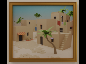 Artists studio Modello 3D