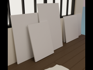 Artists studio Modello 3D