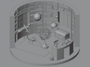 Astronomy room 3D मॉडल