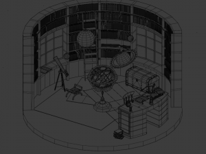 Astronomy room 3D मॉडल