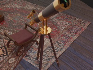 Astronomy room 3D मॉडल