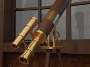 Astronomy room 3D मॉडल