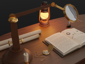 Astronomy room 3D मॉडल