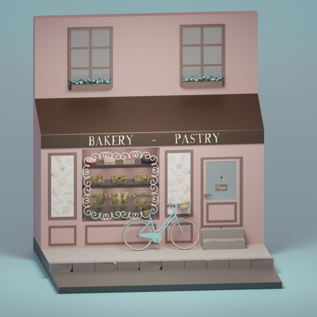 Bakery Modello 3D .c4d .max .obj .3ds .fbx .stl .blend 