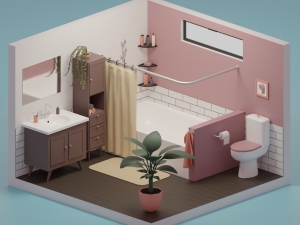 Bathroom 3D Модель
