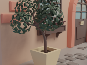 Cafe 3D Модель