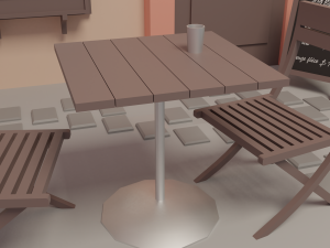 Cafe 3D Модель