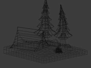 Camping Modèle 3D