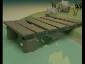 Fishing corner 3D Model