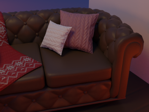 Christmas Living-room 3D-Modell
