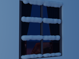 Christmas Living-room 3D-Modell