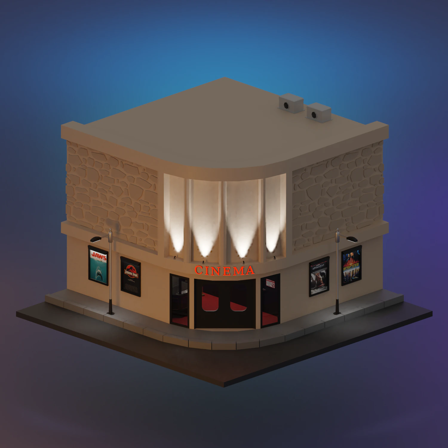 Cinema 3D Model .c4d .max .obj .3ds .fbx .stl .blend 