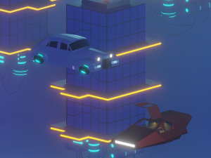 City of the futur 3D Model