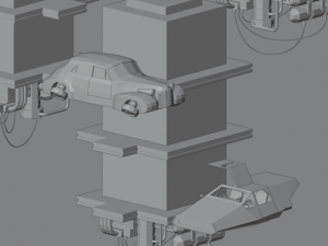City of the futur 3D 模型