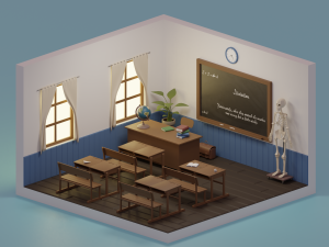 Classroom Modello 3D