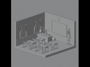 Classroom 3Dモデル
