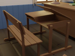 Classroom 3D Model