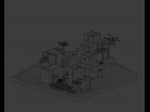 Desert village Modelo 3D