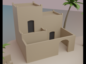 Desert village Modelo 3D