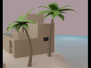 Desert village Modelo 3D