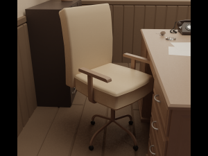 Detective office Modello 3D