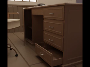 Detective office 3D Model