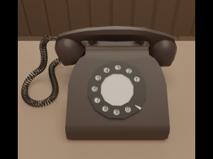 Detective office Modello 3D