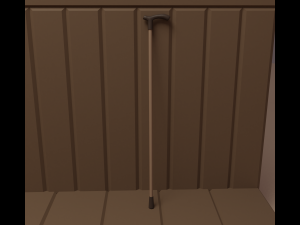 Detective office Modello 3D