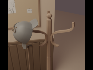 Detective office Modello 3D