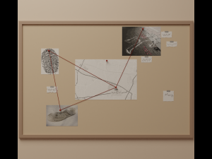 Detective office Modello 3D
