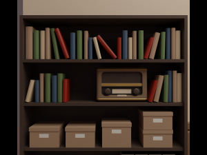 Detective office Modello 3D