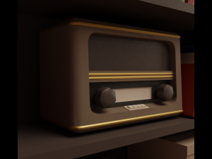 Detective office Modello 3D