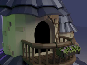 Fairy town 3D Model
