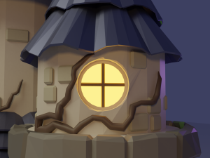 Fairy town 3D Model