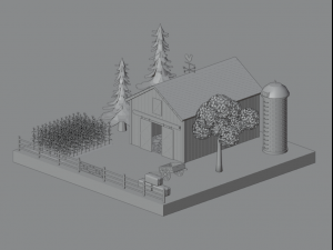 Farm 3D-Modell