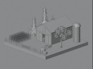 Farm 3D Model