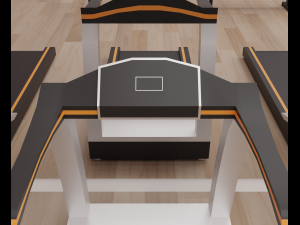 Fitness club Model 3D