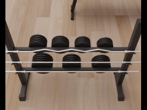 Fitness club Model 3D