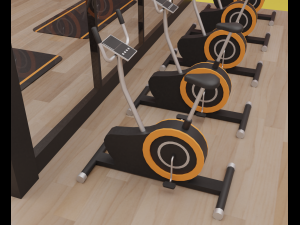 Fitness club Model 3D