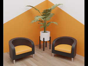 Fitness club Model 3D