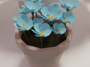 Flower shop Model 3D