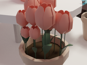 Flower shop Model 3D