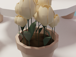 Flower shop Model 3D