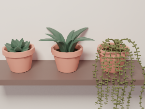 Flower shop Model 3D