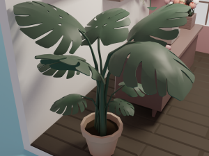 Flower shop Model 3D