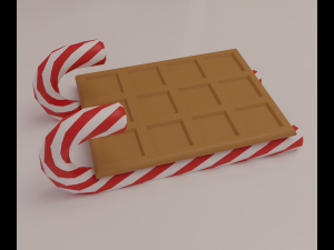 Gingerbread house 3D-Modell