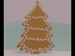 Gingerbread house 3D-Modell